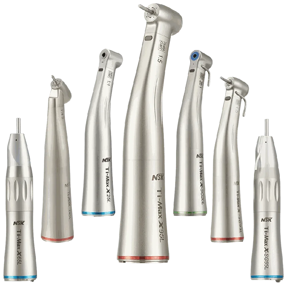 Наконечники NSK Ti-Max: X65L, Z45L, X25L, X95L, X-SG20L, X-SG93L, X-SG65L